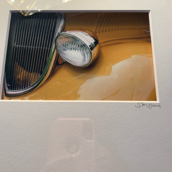Scott Matyjaszek  / Artëphax 3D photo sculpture. yellow classic car - Picture 4 of 5